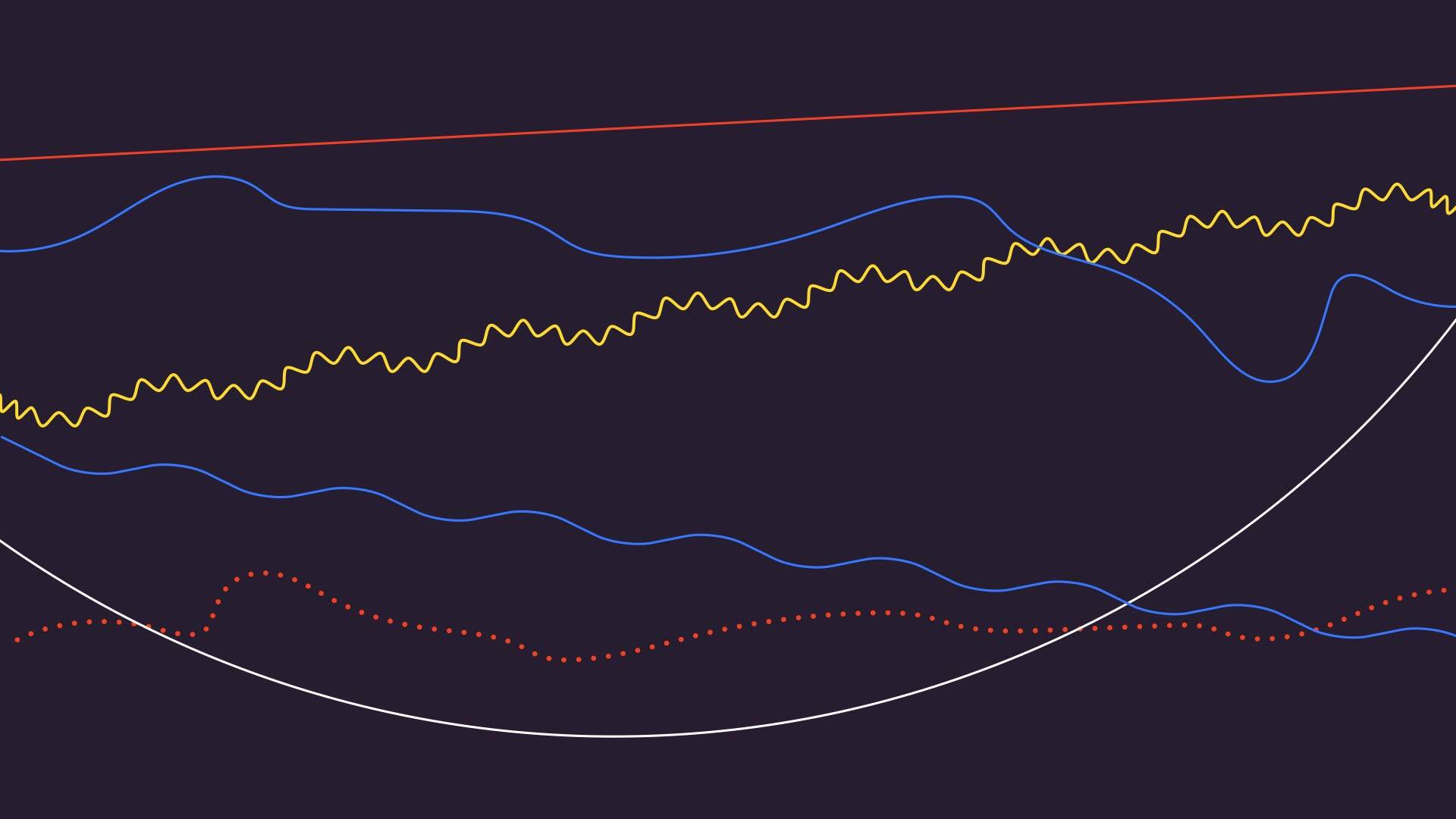 Brand pattern for DocStation consisting of six abstract lines